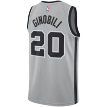Load image into Gallery viewer, Manu Ginobili San Antonio Spurs Swingman Jersey - Statement Edition – Gray