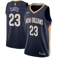 Load image into Gallery viewer, Anthony Davis New Orleans Pelicans Swingman Jersey Navy - Icon Edition