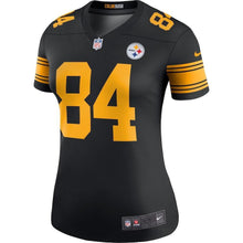 Load image into Gallery viewer, Antonio Brown Pittsburgh Steelers Women&#39;s Color Rush Legend Jersey - Black 2018/2019