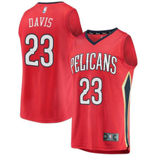 Load image into Gallery viewer, Anthony Davis New Orleans Pelicans Branded Youth Fast Break Jersey Red - Statement Edition 2018/2019