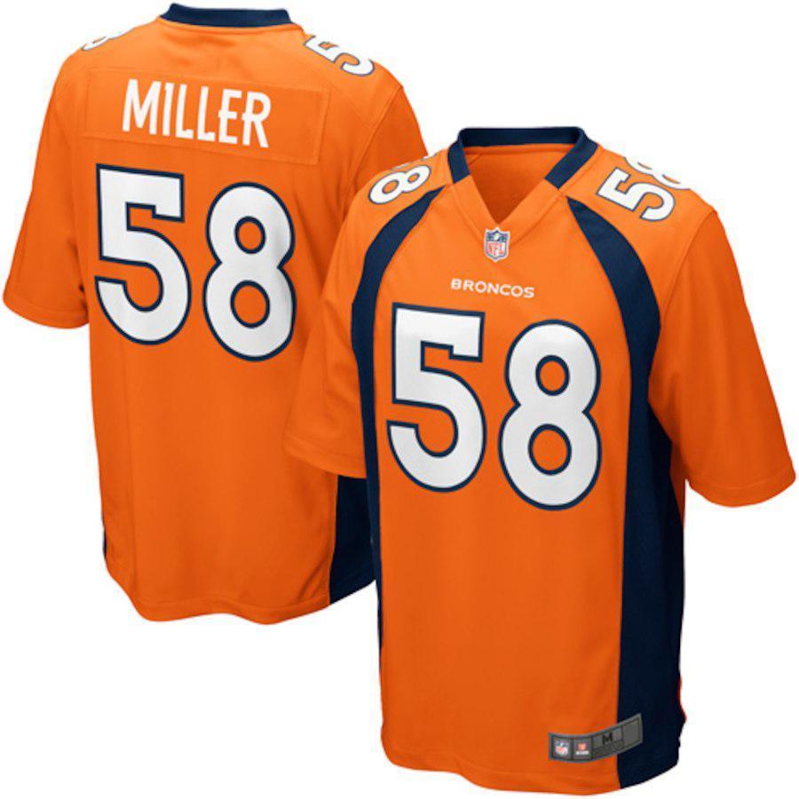 Von Miller Denver Broncos American football jersey