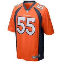 Load image into Gallery viewer, Bradley Chubb Denver Broncos 2018 NFL Draft First Round Pick Game Jersey  Orange