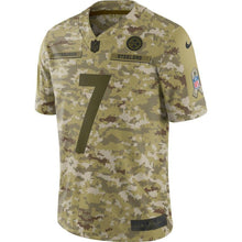 Load image into Gallery viewer, Ben Roethlisberger Pittsburgh Steelers Salute to Service Limited Jersey – Camo 2018/2019
