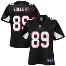 Load image into Gallery viewer, Andrew Vollert Arizona Cardinals Pro Line Women&#39;s Player Jersey – Black 2018/2019