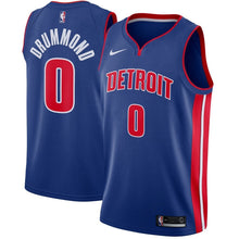 Load image into Gallery viewer, Andre Drummond Detroit Pistons Blue Swingman Jersey 2018 - 2019