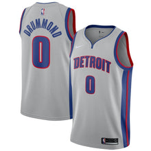 Load image into Gallery viewer, Andre Drummond Detroit Pistons Silver Swingman Jersey 2018 - 2019
