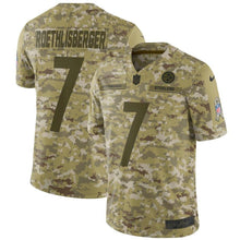 Load image into Gallery viewer, Ben Roethlisberger Pittsburgh Steelers Salute to Service Limited Jersey – Camo 2018/2019