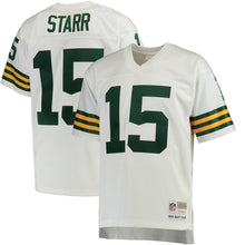 Load image into Gallery viewer, Bart Starr Green Bay Packers Mitchell &amp; Ness Replica Retired Player Jersey - White