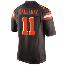 Load image into Gallery viewer, Antonio Callaway Cleveland Browns Player Game Jersey – Brown 2018/2019
