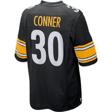 Load image into Gallery viewer, Men&#39;s Pittsburgh Steelers James Conner Black American football jersey