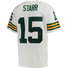 Load image into Gallery viewer, Bart Starr Green Bay Packers Mitchell &amp; Ness Replica Retired Player Jersey - White