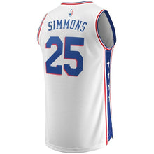 Load image into Gallery viewer, Ben Simmons Philadelphia 76ers Branded Youth Fast Break Jersey White - Association Edition 2018/2019