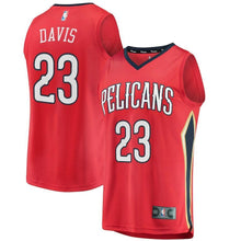 Load image into Gallery viewer, Anthony Davis New Orleans Pelicans Branded Fast Break Jersey Red - Statement Edition