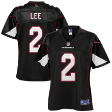 Load image into Gallery viewer, Andy Lee Arizona Cardinals Pro Line Women&#39;s Player Jersey – Black 2018/2019