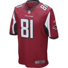 Load image into Gallery viewer, Austin Hooper Atlanta Falcons Draft Game Jersey - Red 2018/2019