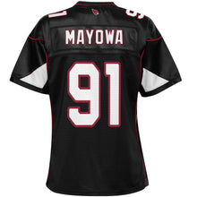 Load image into Gallery viewer, Benson Mayowa Arizona Cardinals Pro Line Women&#39;s Player Jersey – Black 2018/2019