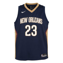 Load image into Gallery viewer, Anthony Davis New Orleans Pelicans Youth Jersey Navy - Icon Edition 2018/2019