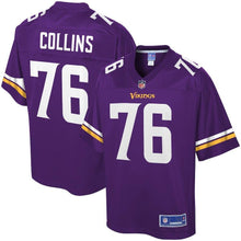 Load image into Gallery viewer, Aviante Collins Minnesota Vikings Pro Line Team Color Player Jersey – Purple 2018/2019