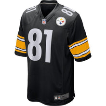 Load image into Gallery viewer, Men&#39;s Pittsburgh Steelers Jesse James Black American football jersey