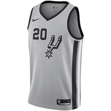 Load image into Gallery viewer, Manu Ginobili San Antonio Spurs Swingman Jersey - Statement Edition – Gray