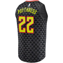 Load image into Gallery viewer, Alex Poythress Atlanta Hawks Branded Fast Break Jersey - Icon Edition - Black