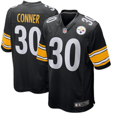 Load image into Gallery viewer, Men&#39;s Pittsburgh Steelers James Conner Black American football jersey