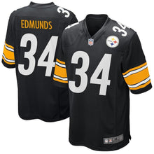 Load image into Gallery viewer, Men&#39;s Pittsburgh Steelers Terrell Edmunds Black American football jersey