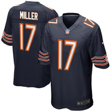 Load image into Gallery viewer, Anthony Miller Chicago Bears Draft Pick Game Jersey – Navy 2018/2019