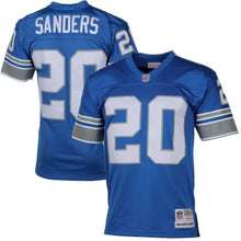 Load image into Gallery viewer, Barry Sanders Detroit Lions Mitchell &amp; Ness Retired Player Vintage Replica Jersey - Honolulu Blue