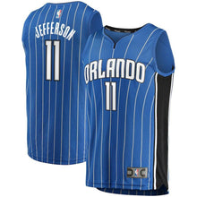 Load image into Gallery viewer, Amile Jefferson Orlando Magic Branded Fast Break Jersey - Icon Edition - Blue