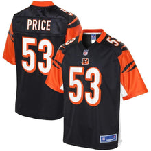 Load image into Gallery viewer, Billy Price Cincinnati Bengals Pro Line Player Jersey – Black 2018/2019