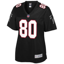 Load image into Gallery viewer, Andre Rison Atlanta Falcons Pro Line Women&#39;s Retired Player Jersey – Black 2018/2019