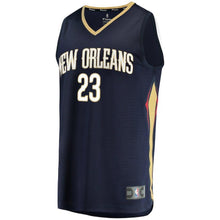 Load image into Gallery viewer, Anthony Davis New Orleans Pelicans Branded Youth Fast Break Jersey Navy - Icon Edition 2018/2019