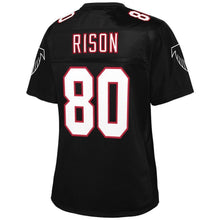 Load image into Gallery viewer, Andre Rison Atlanta Falcons Pro Line Women&#39;s Retired Player Jersey – Black 2018/2019