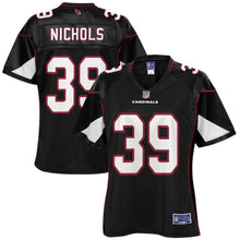 Load image into Gallery viewer, Deatrick Nichols Arizona Cardinals Pro Line Women's Player Jersey – Black 2018/2019
