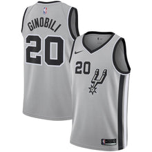 Load image into Gallery viewer, Manu Ginobili San Antonio Spurs Swingman Jersey - Statement Edition – Gray