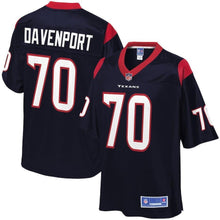 Load image into Gallery viewer, Juliιn Davenport Houston Texans NFL Pro Line Team Color Player Jersey - Navy