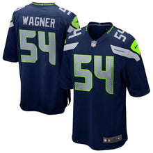 Load image into Gallery viewer, Bobby Wagner Seattle Seahawks Game Jersey - College Navy 2018/2019