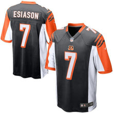Load image into Gallery viewer, Boomer Esiason Cincinnati Bengals Retired Player Jersey - Black/White/Orange 2018/2019