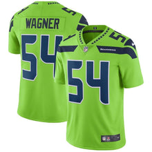 Load image into Gallery viewer, Bobby Wagner Seattle Seahawks Vapor Untouchable Color Rush Limited Player Jersey - Neon Green 2018/2019