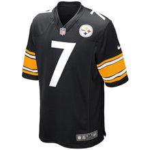 Load image into Gallery viewer, Ben Roethlisberger Pittsburgh Steelers Game Jersey - Black 2018/2019