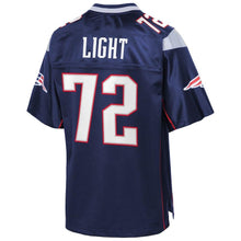 Load image into Gallery viewer, Matt Light New England Patriots Pro Line Retired Player Jersey – Navy 2018/2019 Super Bowl