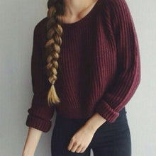 Load image into Gallery viewer, Korean Style Sweater Slim Knitted Jumpers