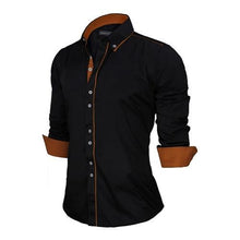 Load image into Gallery viewer, Slim Fit Long Sleeve Cotton Male Shirt