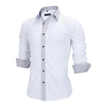 Load image into Gallery viewer, Slim Fit Long Sleeve Cotton Male Shirt