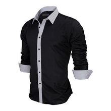Load image into Gallery viewer, Slim Fit Long Sleeve Cotton Male Shirt