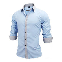 Load image into Gallery viewer, Slim Fit Long Sleeve Cotton Male Shirt