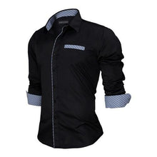 Load image into Gallery viewer, Slim Fit Long Sleeve Cotton Male Shirt