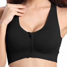 Load image into Gallery viewer, Women Zipper Push Up Sports Padded Bras