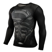 Load image into Gallery viewer, Men Anime Bodybuilding Crossfit Superman T Shirt